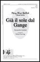 Gia Il Sole Dal Gange SSA choral sheet music cover